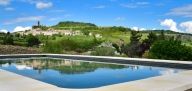 Mirabel vue de la piscine du Gîte